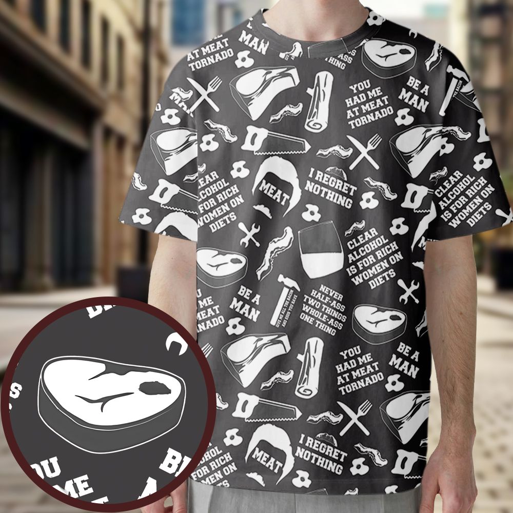 All-Over Print Unisex T-Shirt - 6WK7Z7KT -  - 1