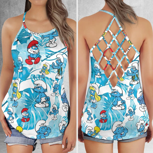 Criss Cross Tank Top - NLD8EVFN
