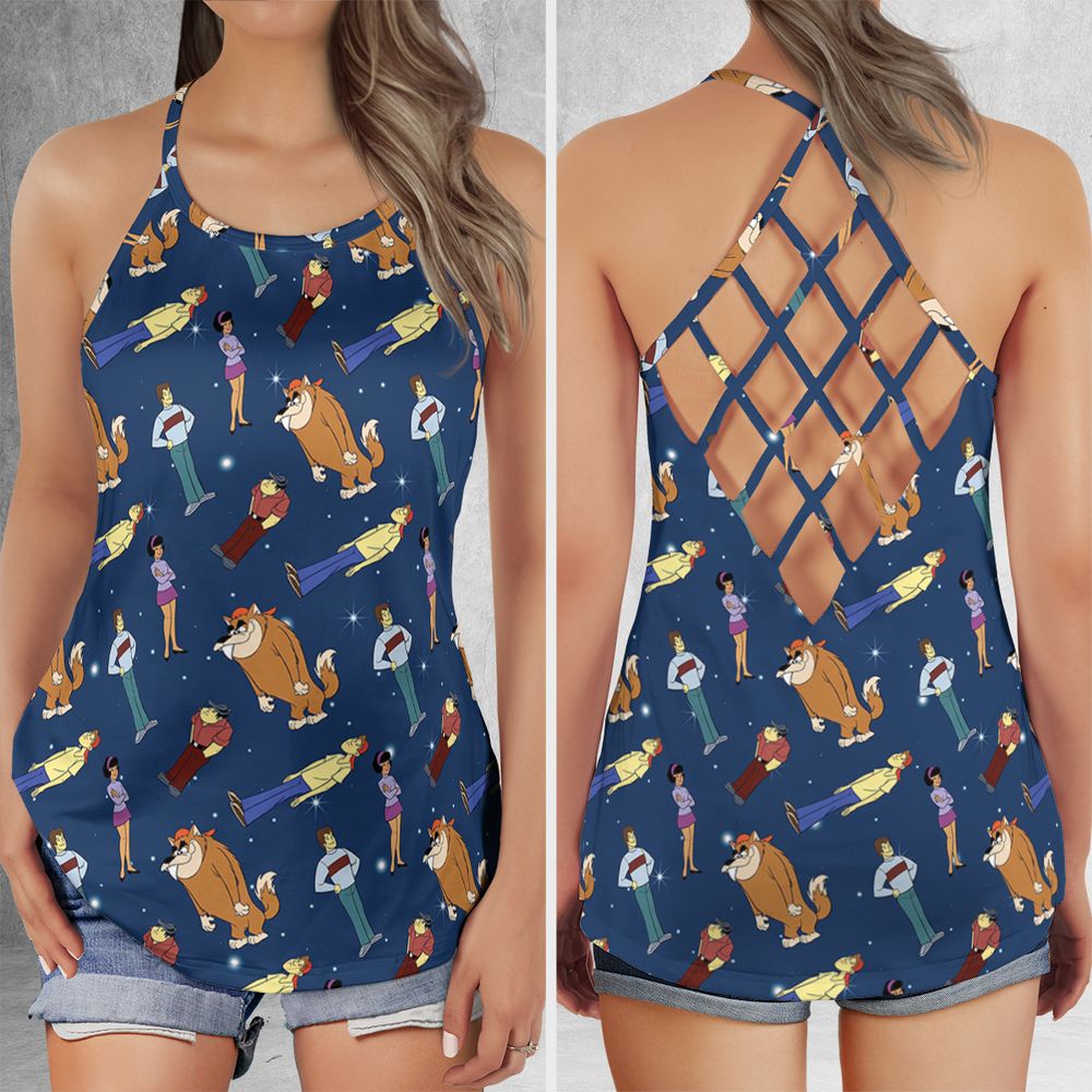 Criss Cross Tank Top - 45P8G7BM -  - 1