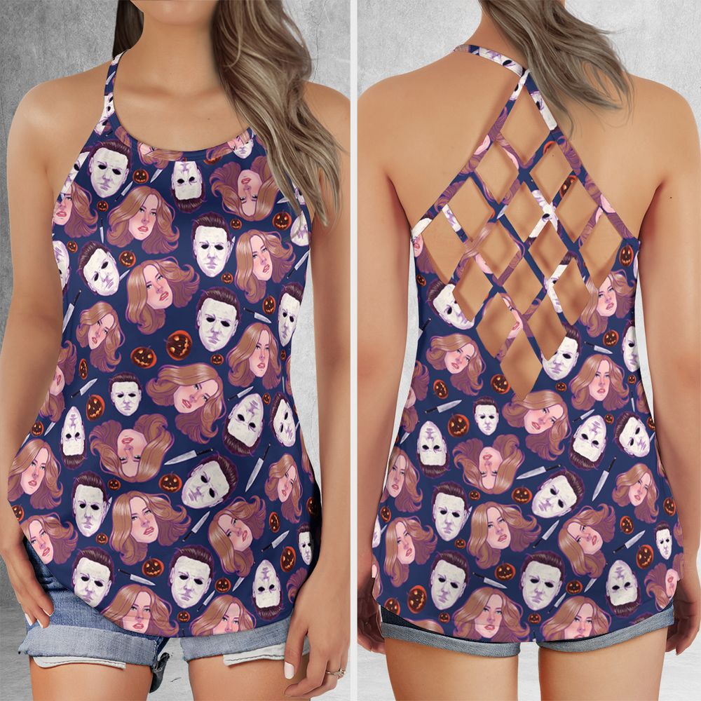 Criss Cross Tank Top - QUHJH8KL -  - 1