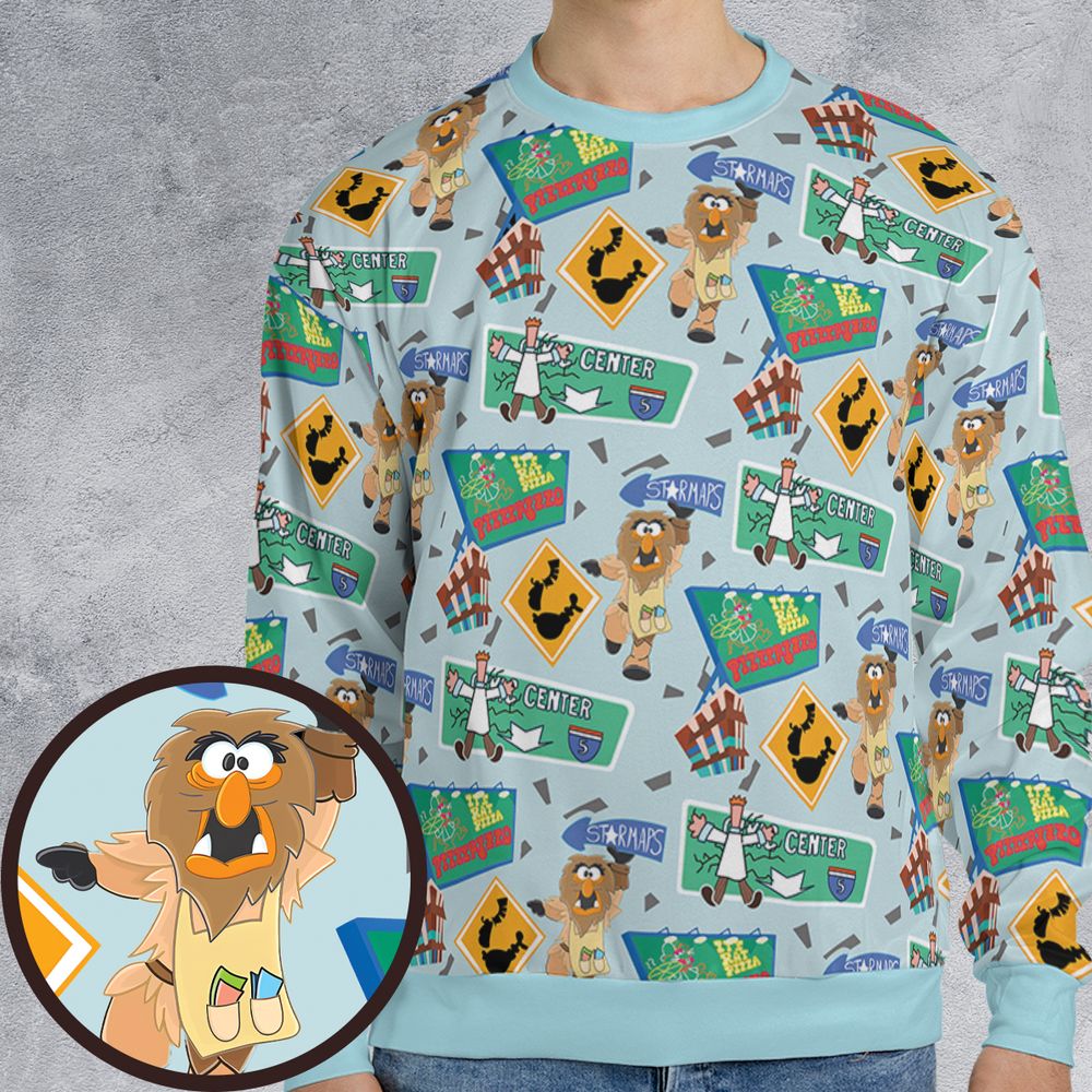 All-over Print Sweatshirt - B8XTBHW9 -  - 1