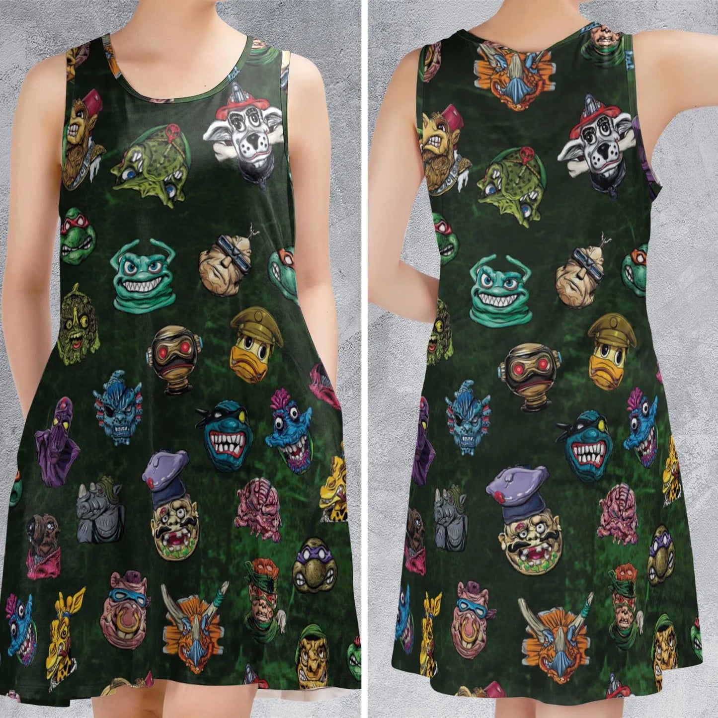 Sleeveless Dress - QHCA6RZR