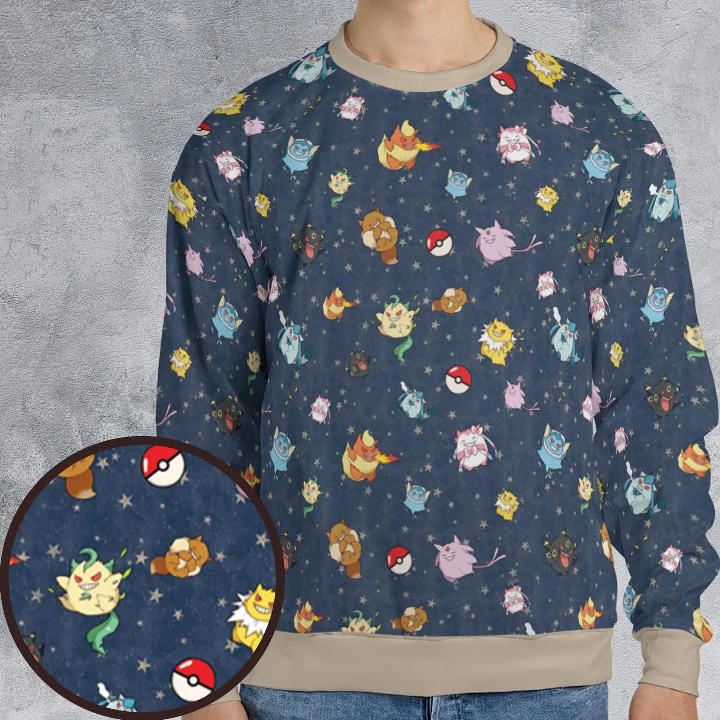 All-over Print Sweatshirt - EBHUNDW3