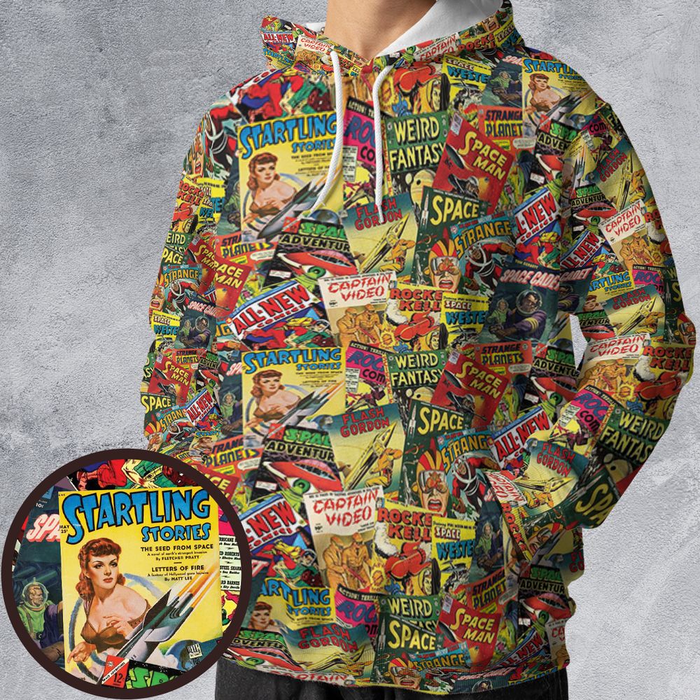 All-over Print Hoodie - 54Q5YVS3 -  - 1