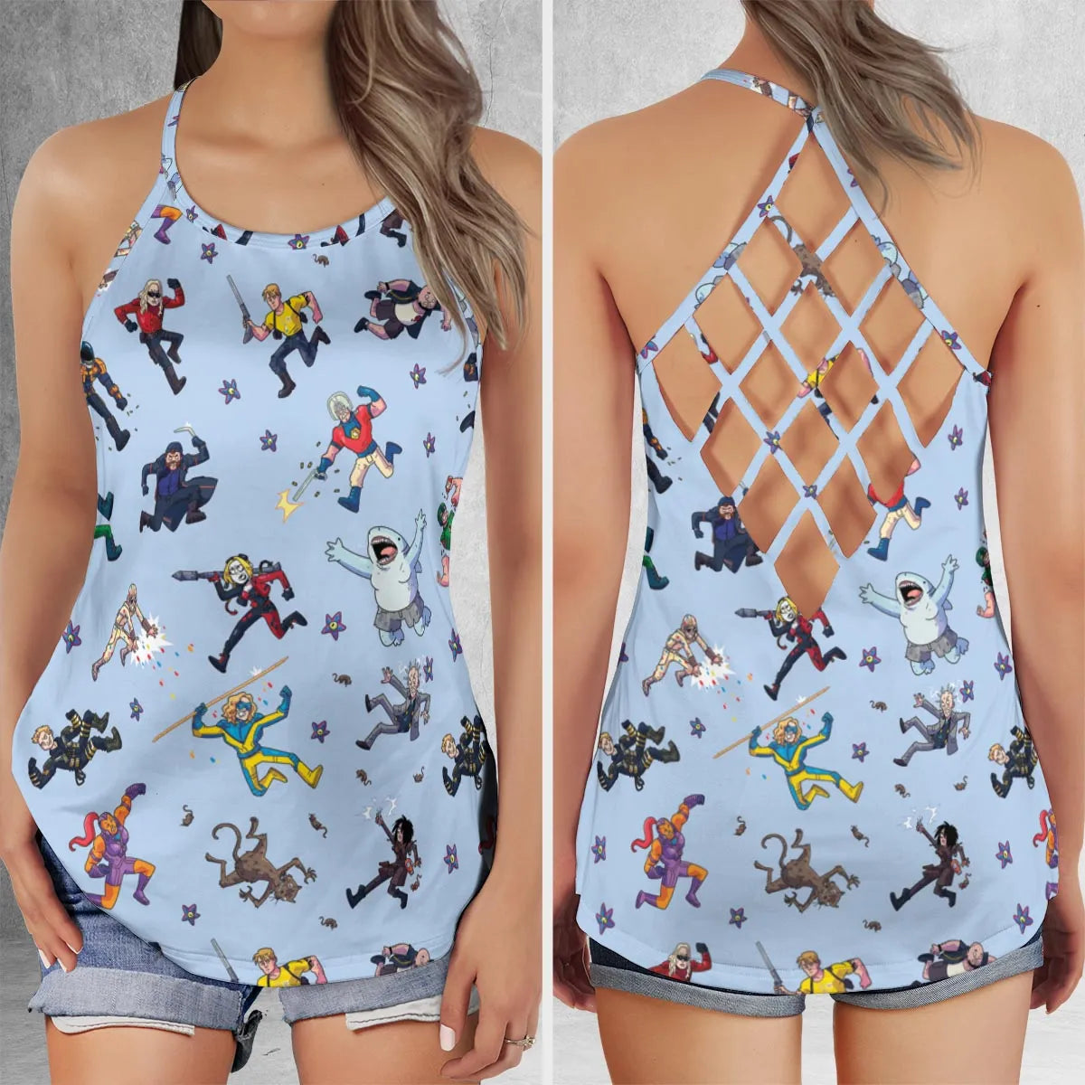 Criss Cross Tank Top - UUZ1AQT4