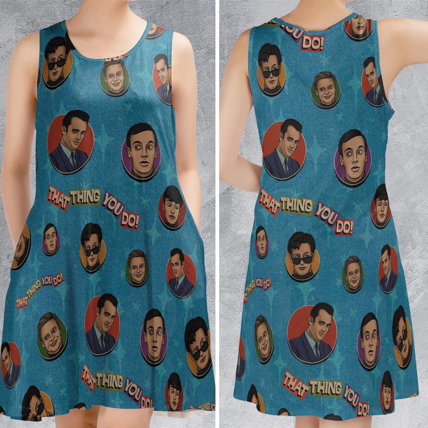 Sleeveless Dress - U1GR38H1