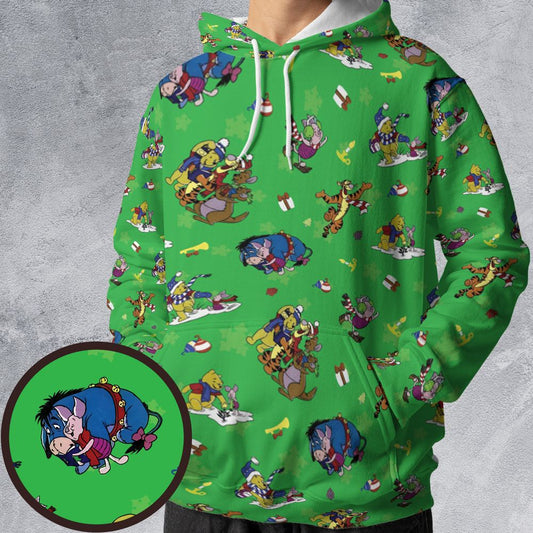 All-over Print Hoodie - E1LEVHXX -  - 1