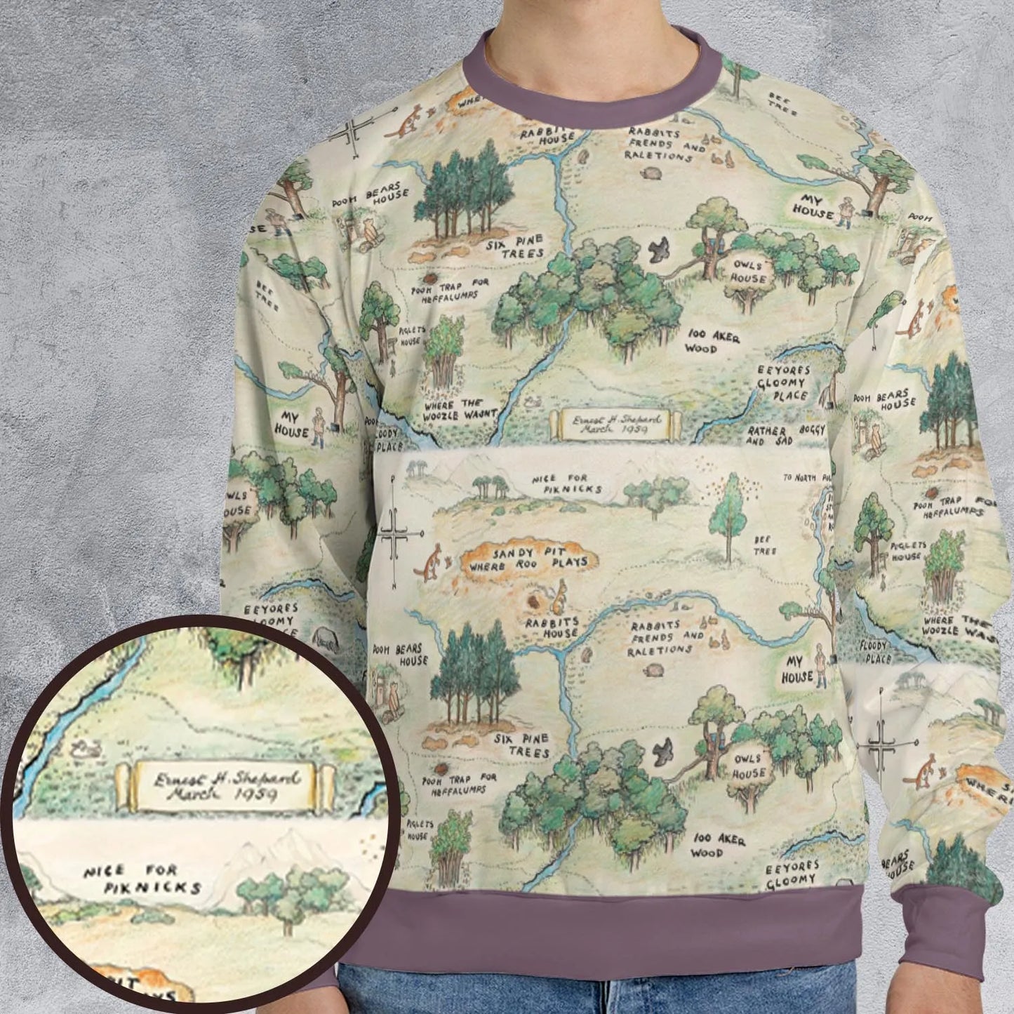 All-over Print Sweatshirt - ZA1HVY53
