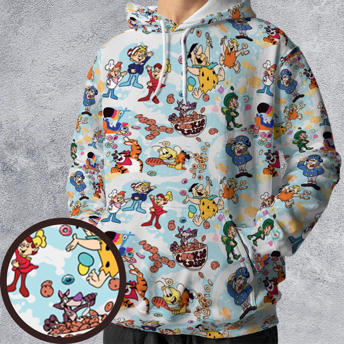 All-over Print Hoodie - 7TNRY327