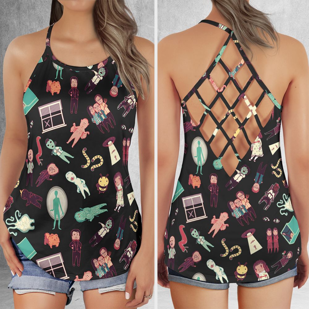 Criss Cross Tank Top - C8A694HX -  - 1