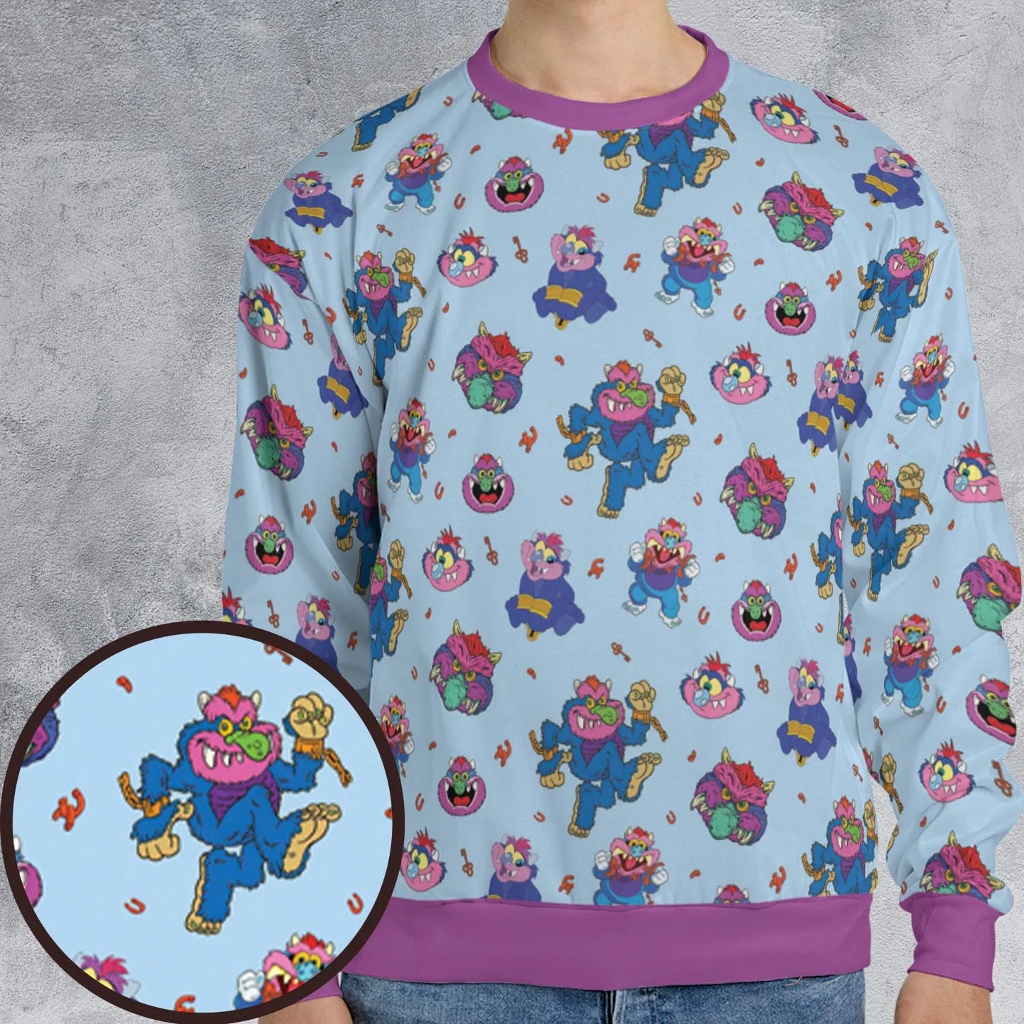All-over Print Sweatshirt - 3JPDE8PK