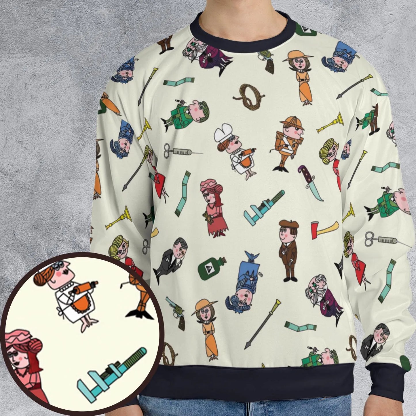 All-over Print Sweatshirt - 4QZK1198