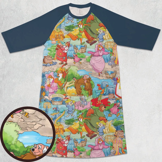 3/4 Sleeve Raglan Dress - 22Z4VUEE