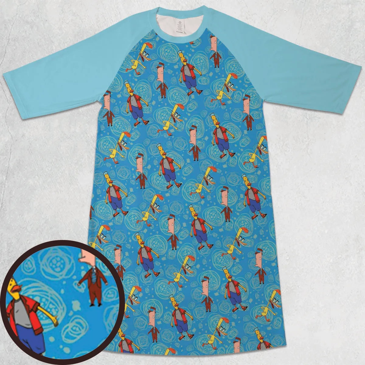 3/4 Sleeve Raglan Dress - FD7Q6YTJ