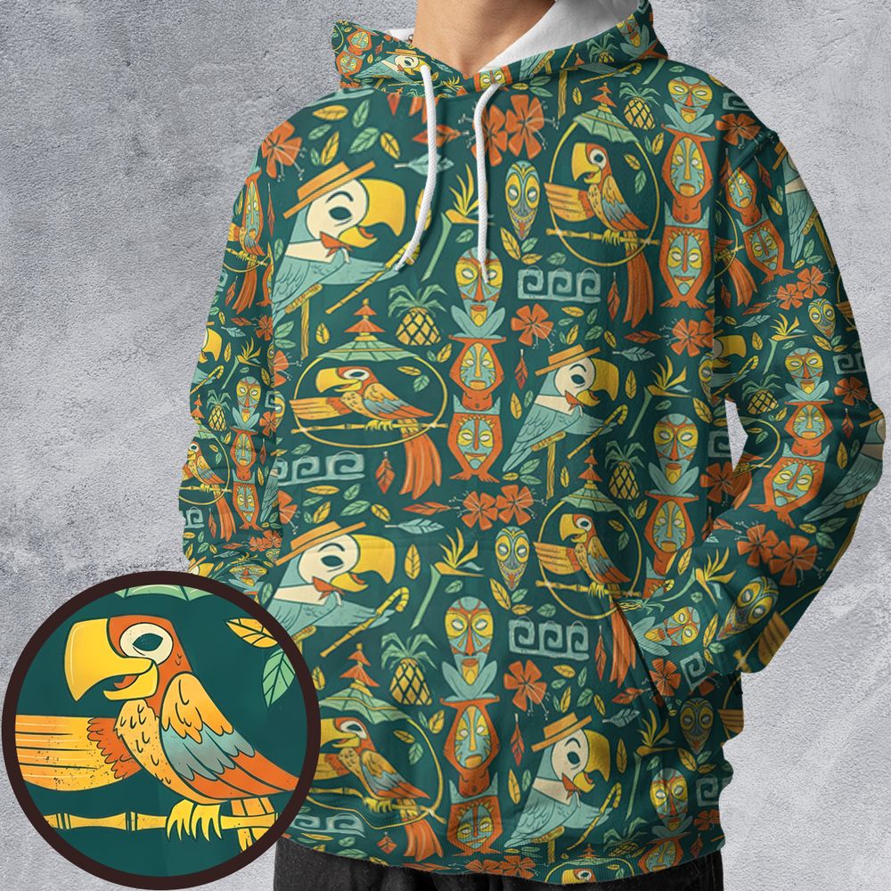 All-over Print Hoodie - RZ85L7MZ -  - 1