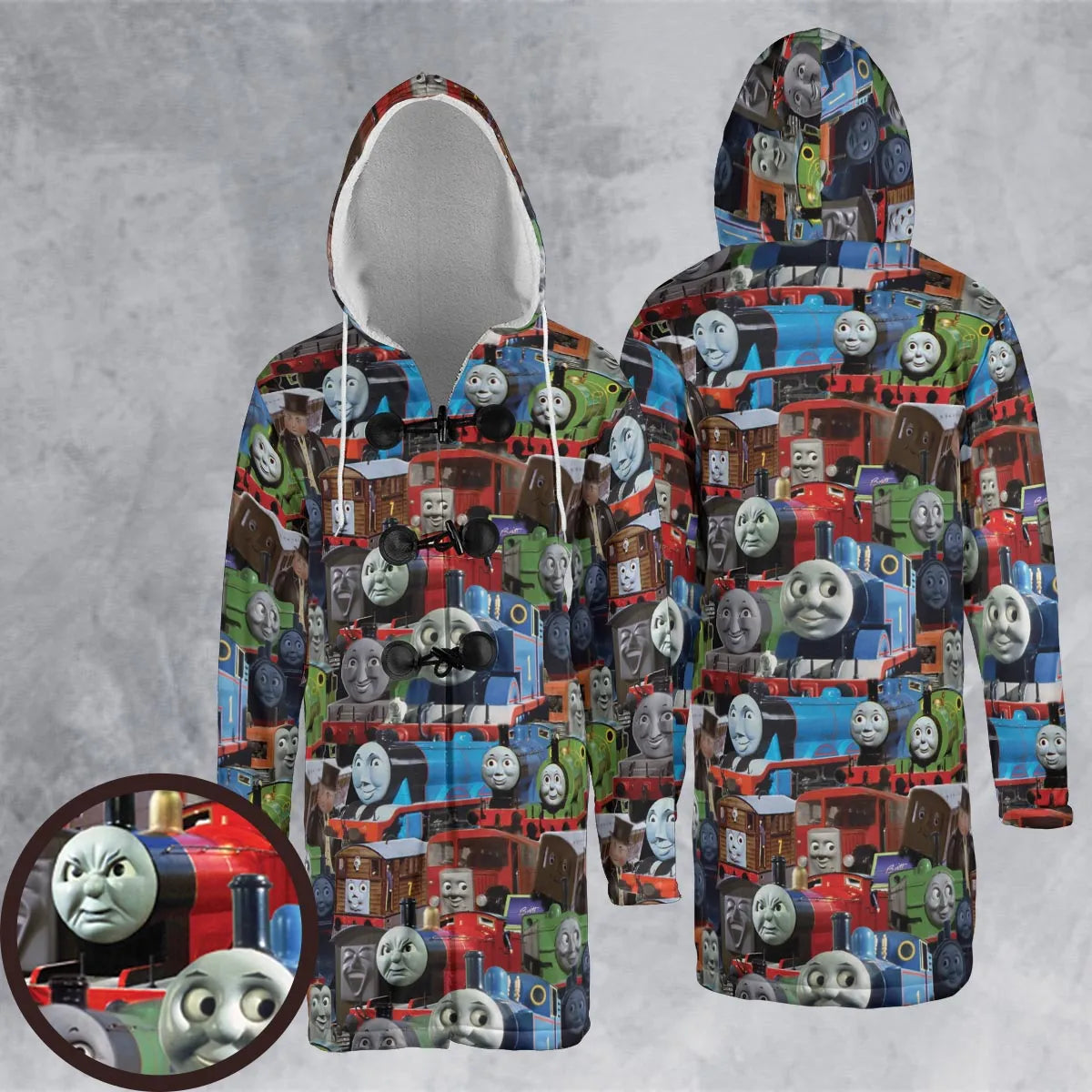 Hooded Cloak Coat - R6HQZ129