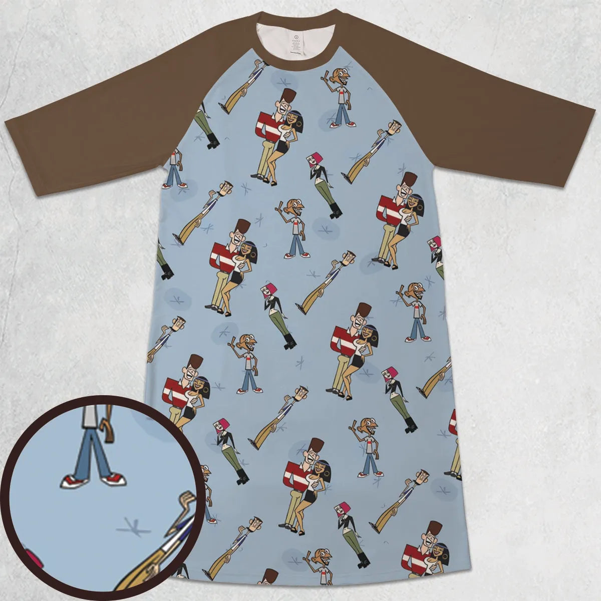 3/4 Sleeve Raglan Dress - ESJLYLY4