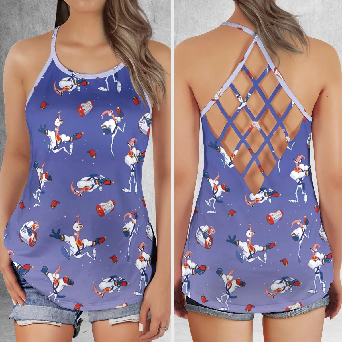 Criss Cross Tank Top - FM2JE3ED