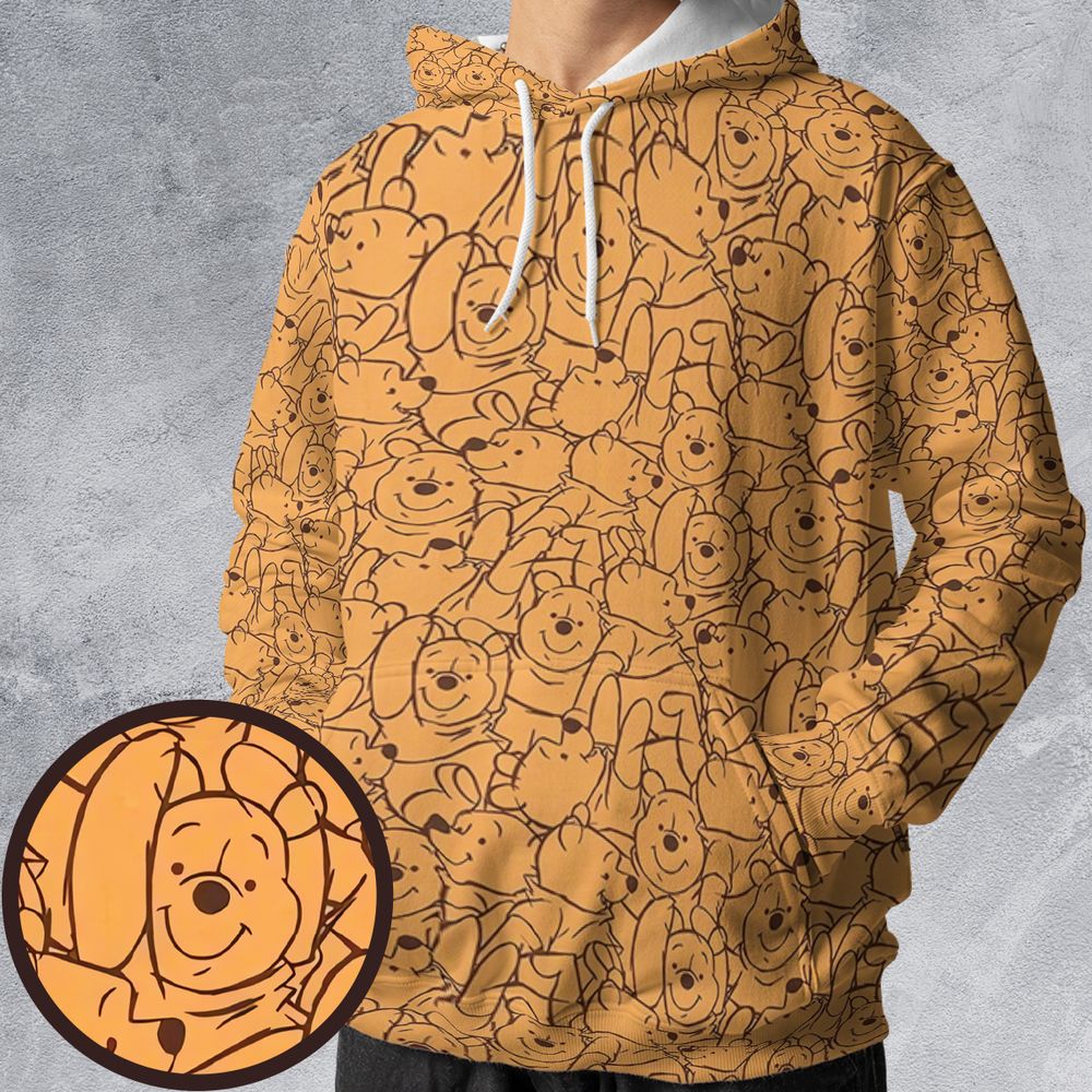 All-over Print Hoodie - 53C1SDLV -  - 1