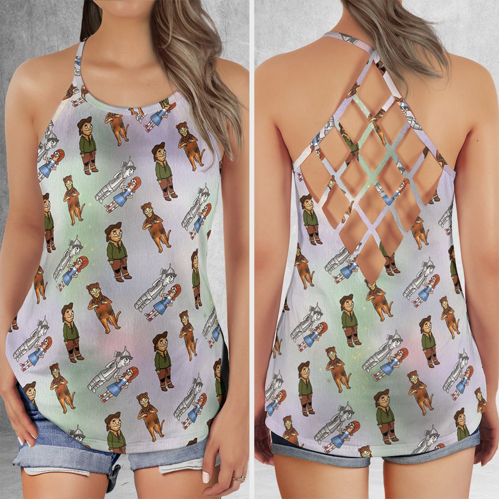 Criss Cross Tank Top - N4ABY67J -  - 1