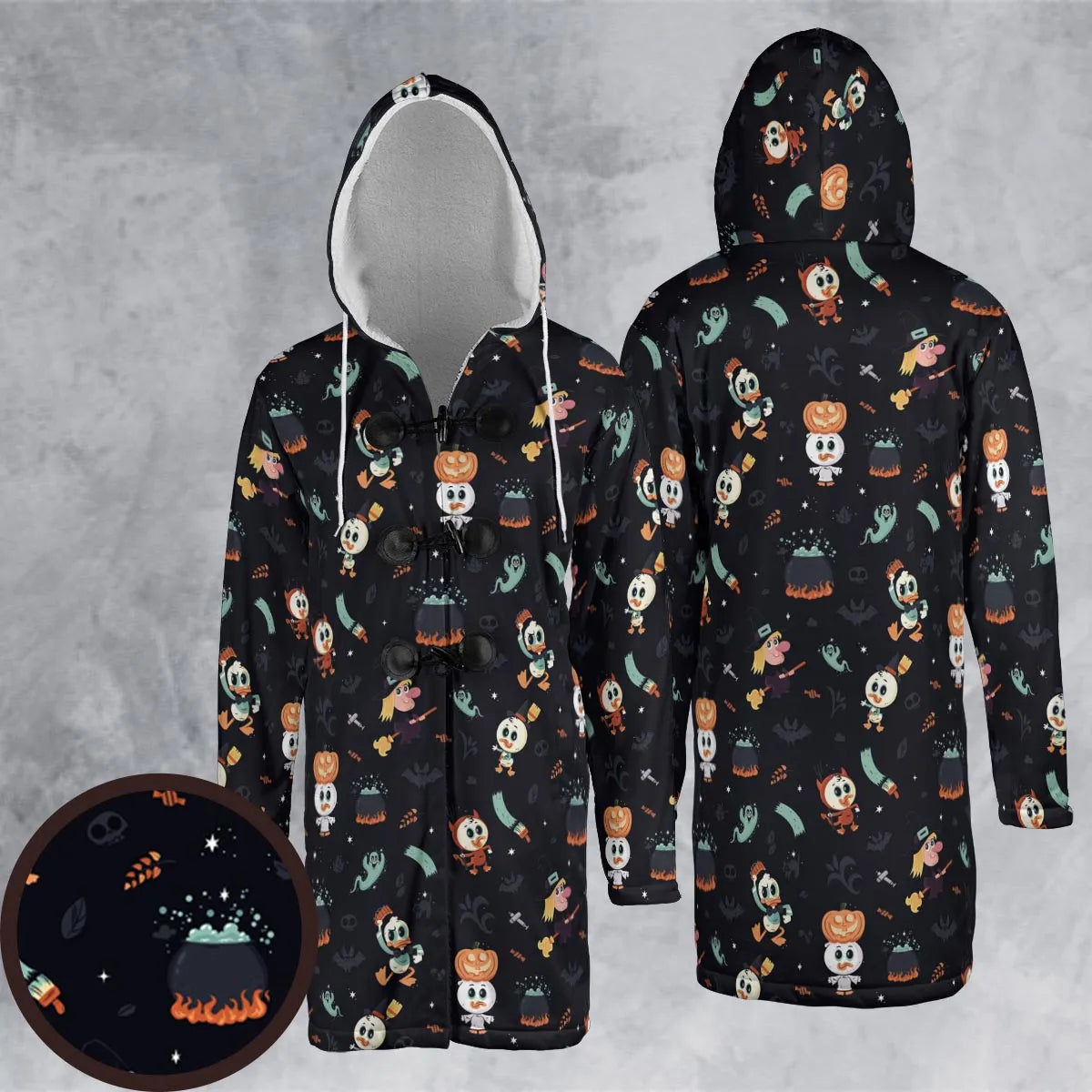 Hooded Cloak Coat - 3S4WC49E