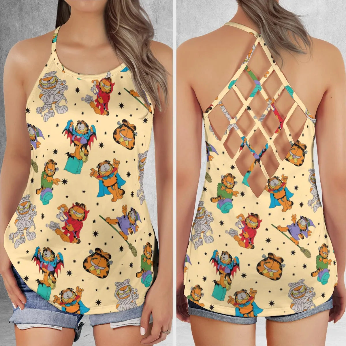 Criss Cross Tank Top - GXCKN9RF
