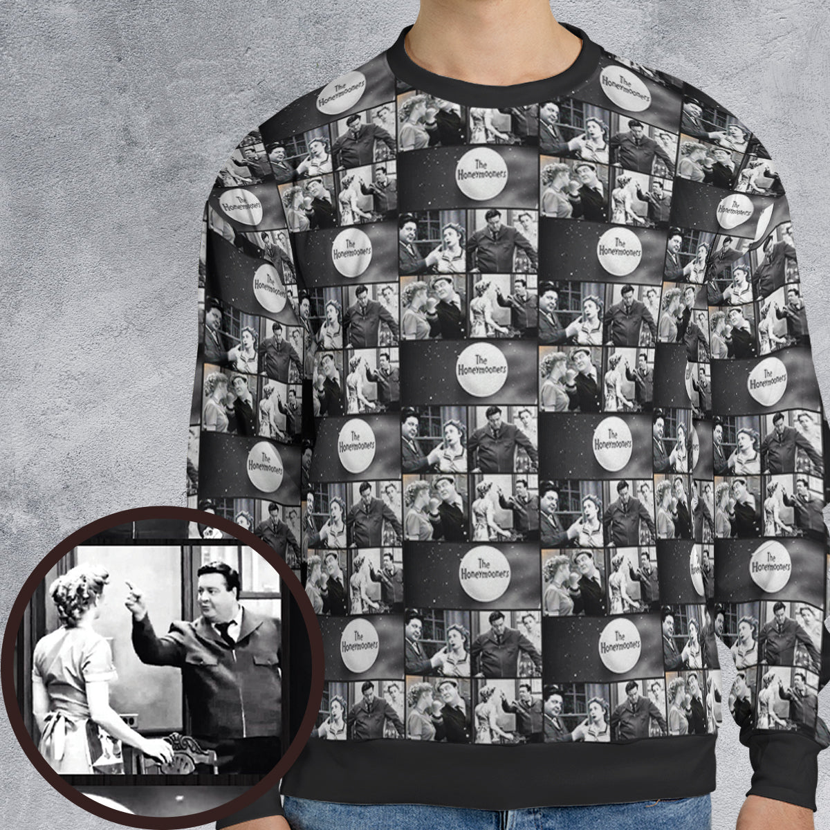 All-over Print Sweatshirt - 17W5QR73