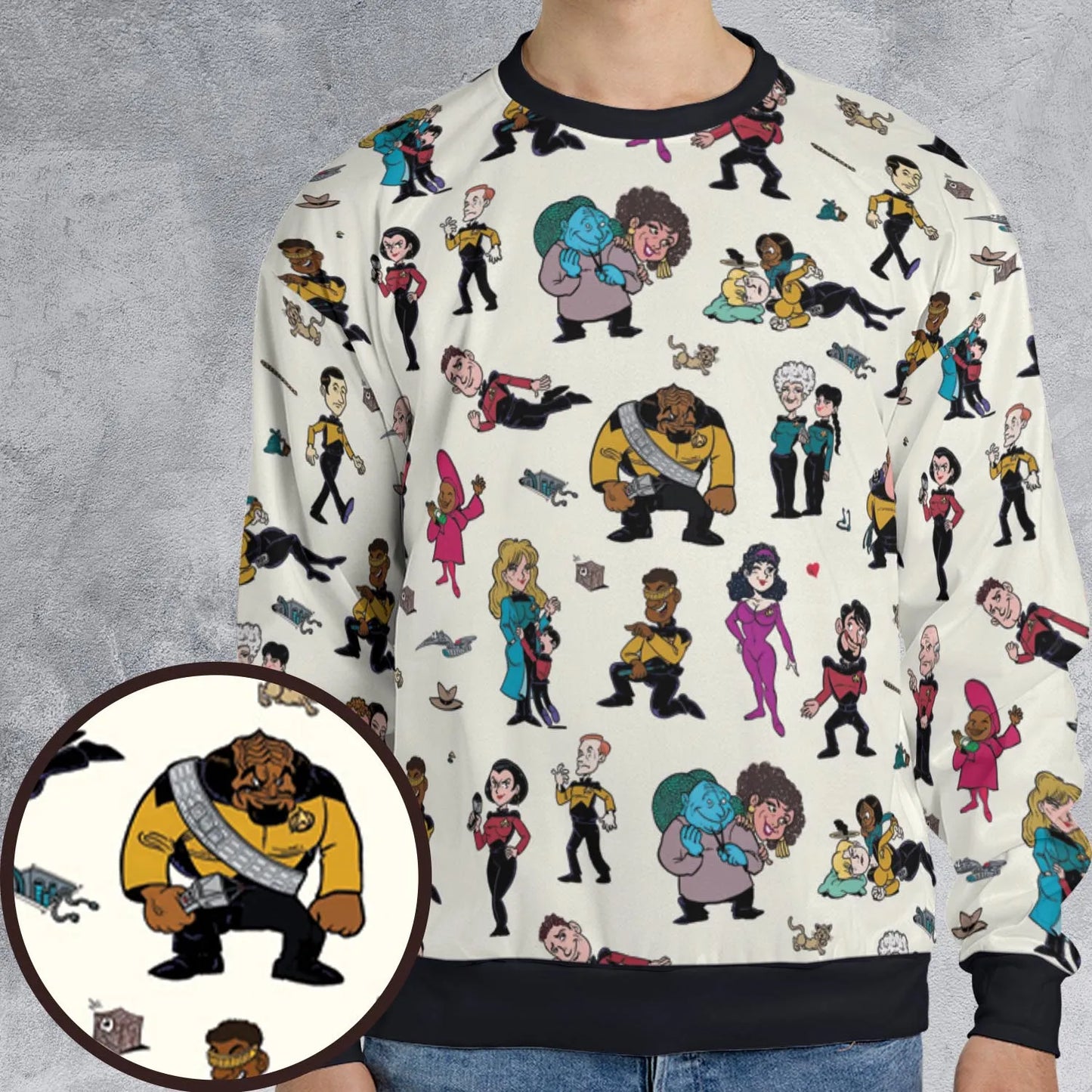 All-over Print Sweatshirt - DW5YBERJ