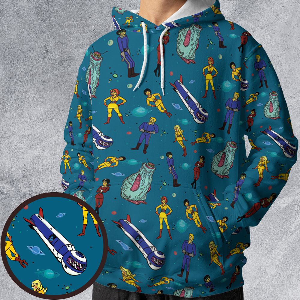 All-over Print Hoodie - MMMF98M1 -  - 1