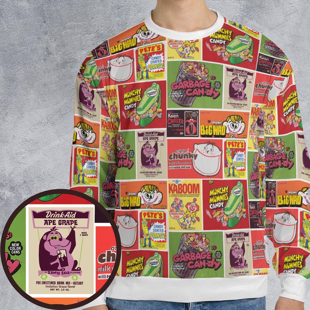 All-over Print Sweatshirt - B1BSQUQ5 -  - 1