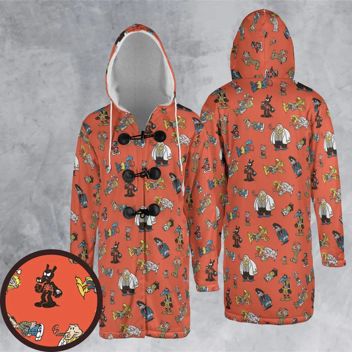 Hooded Cloak Coat - CVUN2Q6H