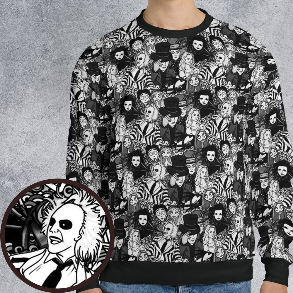 All-over Print Sweatshirt - E6GP969S -  - 1