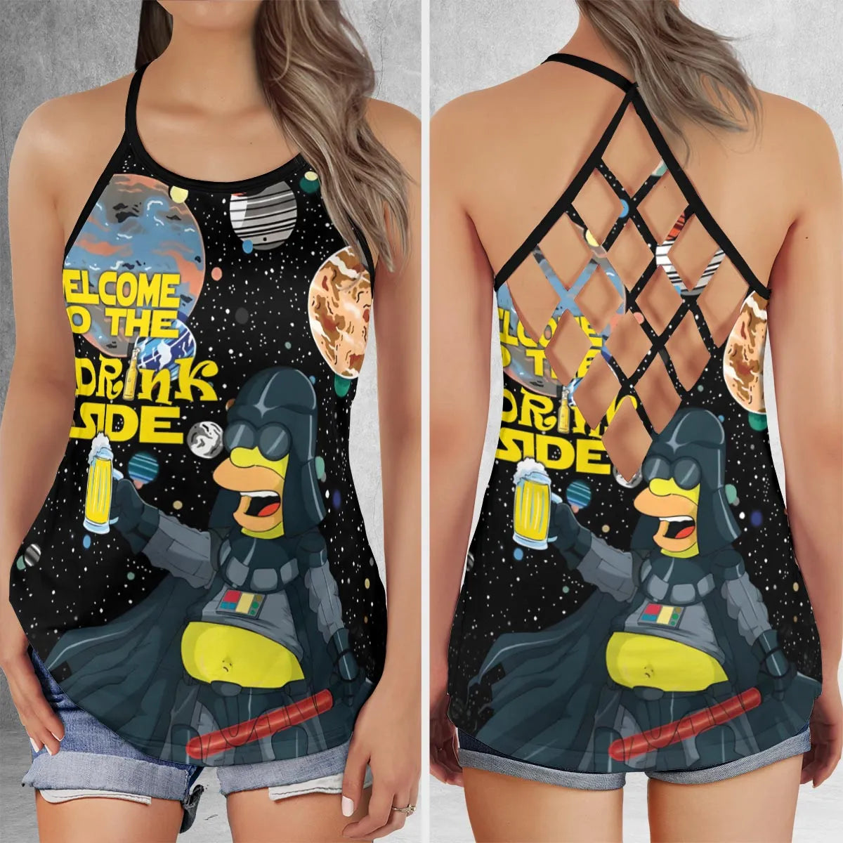Criss Cross Tank Top - XK5JPLFH