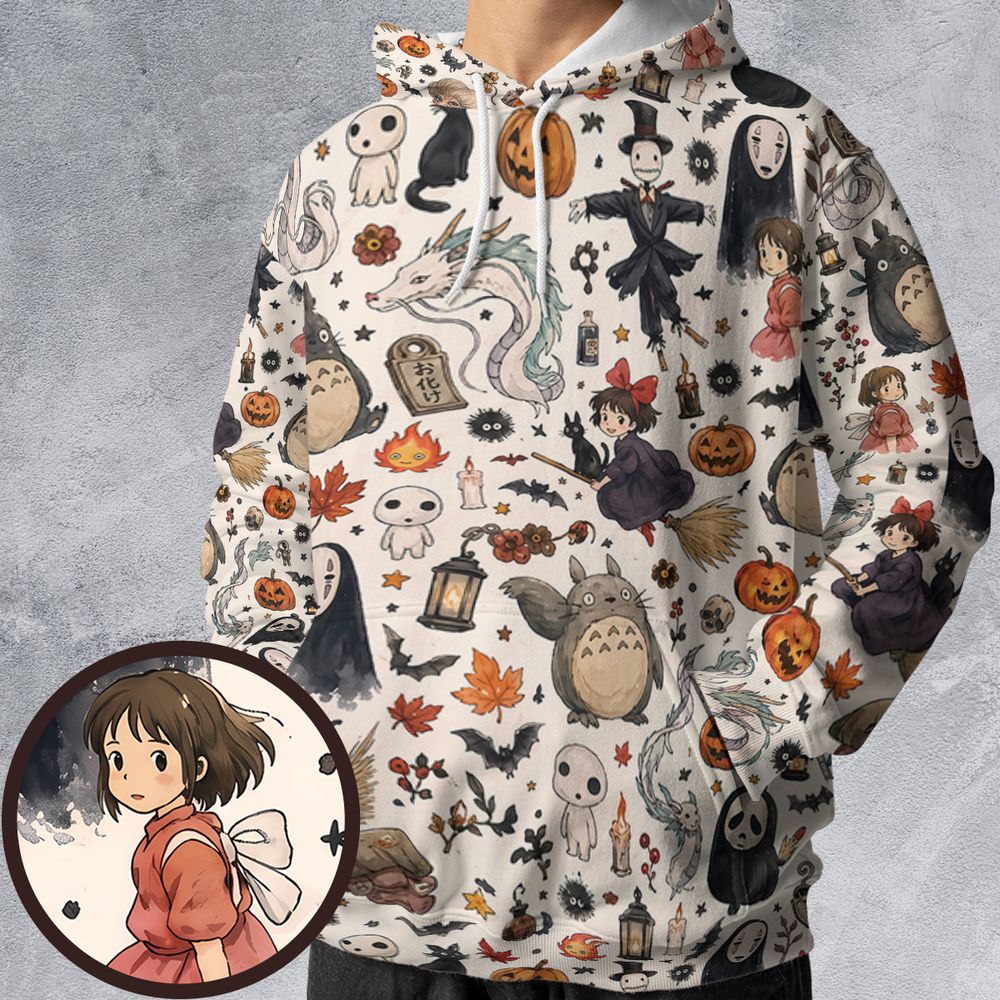 All-over Print Hoodie - X93H8A1F -  - 1