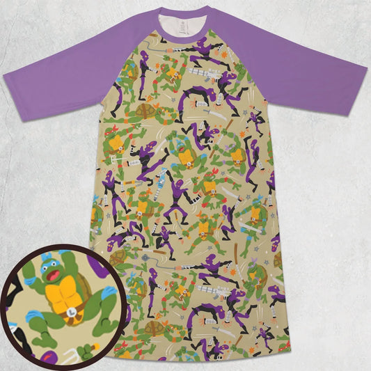3/4 Sleeve Raglan Dress - ACT88QB1