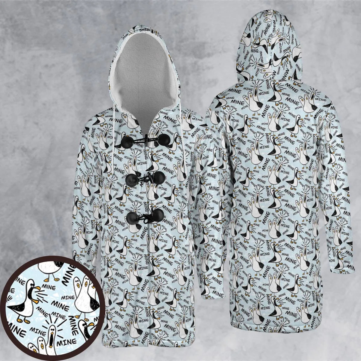 Hooded Cloak Coat - TKCL3L4E