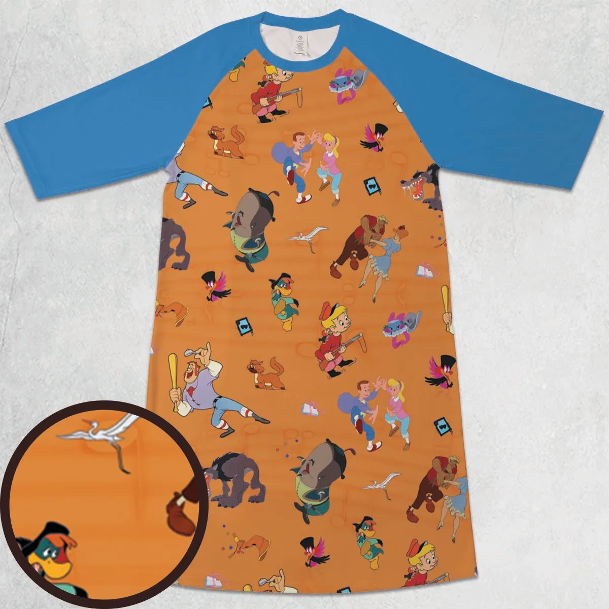 3/4 Sleeve Raglan Dress - 8BX3KVQ4