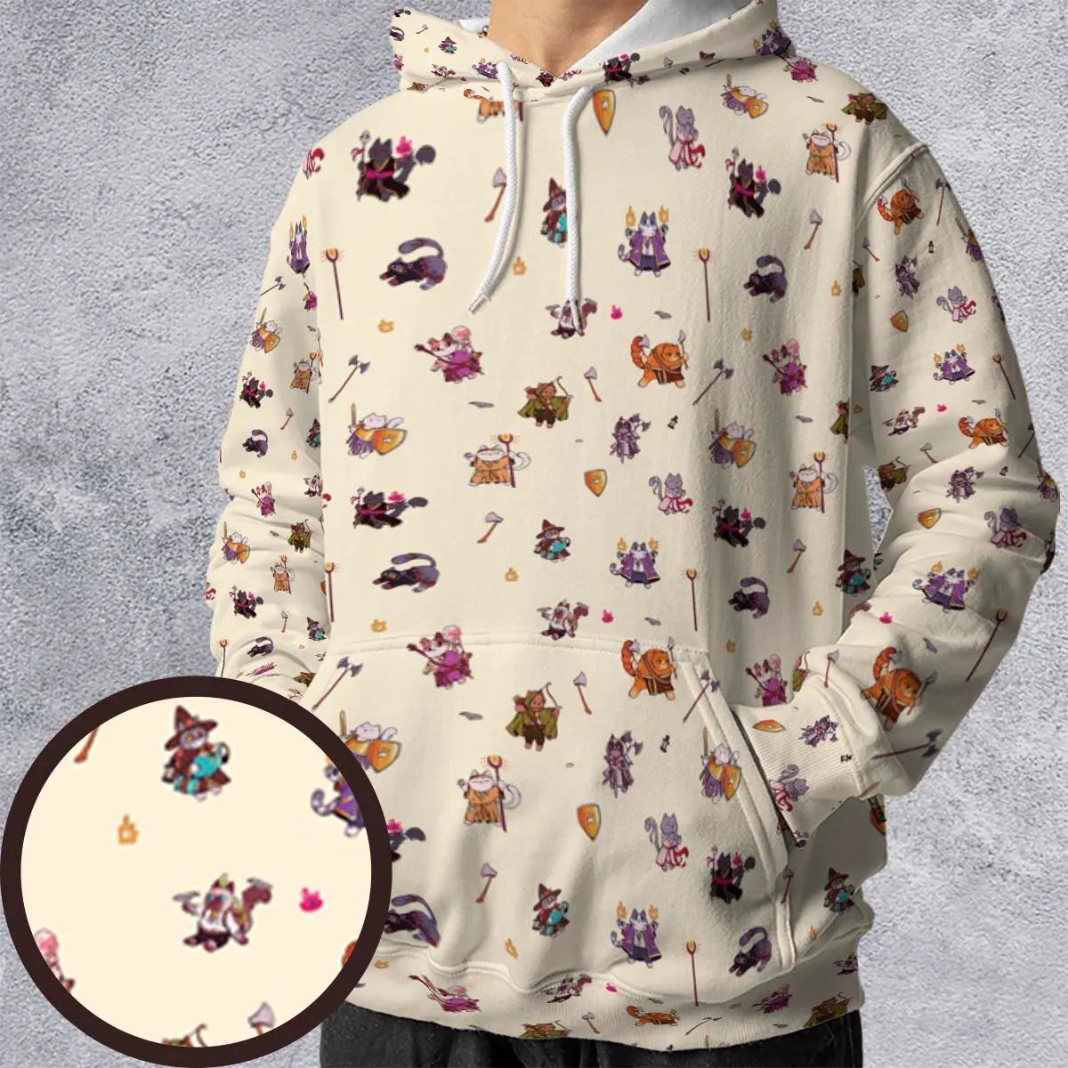 All-over Print Hoodie - ZB22MUV9