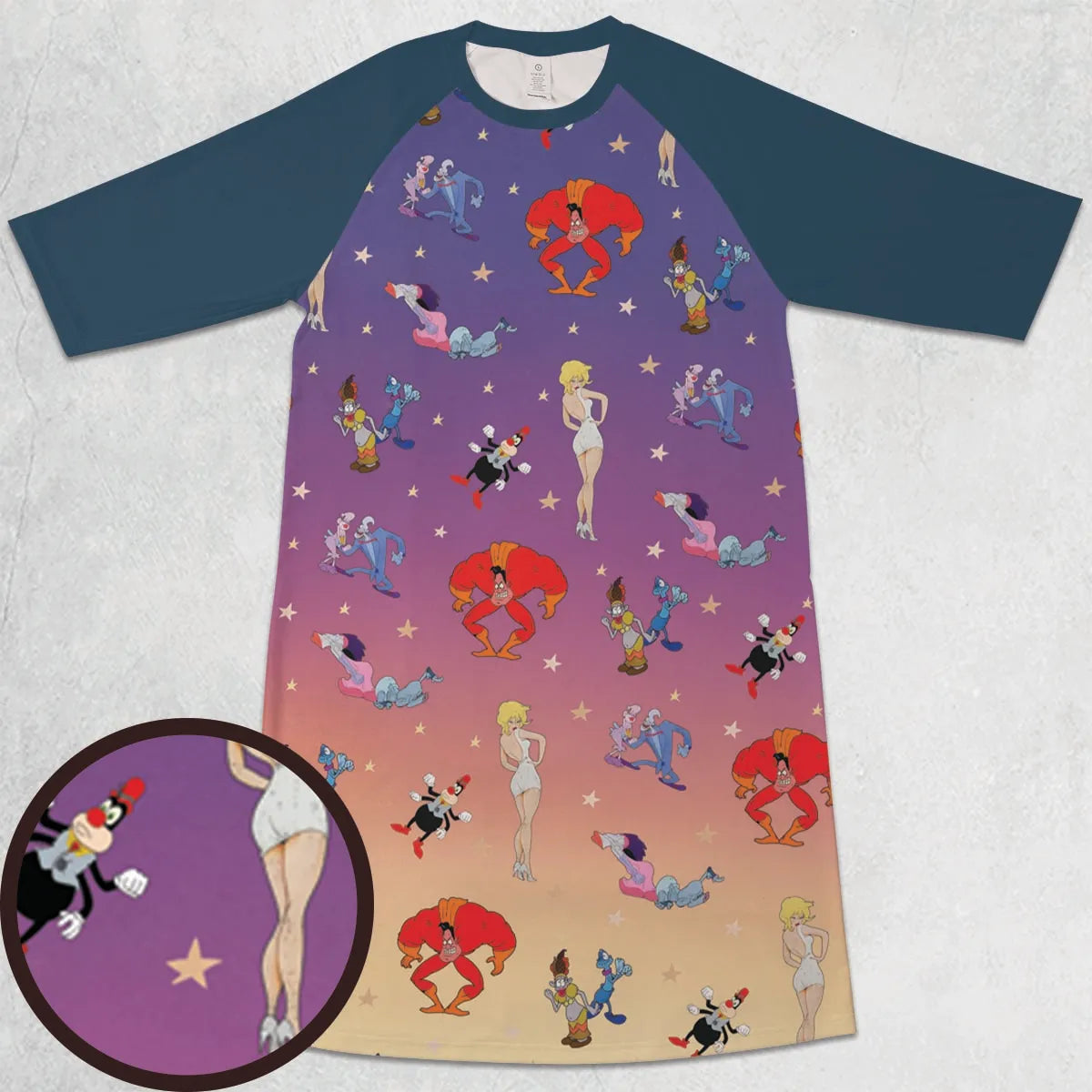 3/4 Sleeve Raglan Dress - 2CKYMEMB