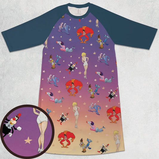 3/4 Sleeve Raglan Dress - 2CKYMEMB