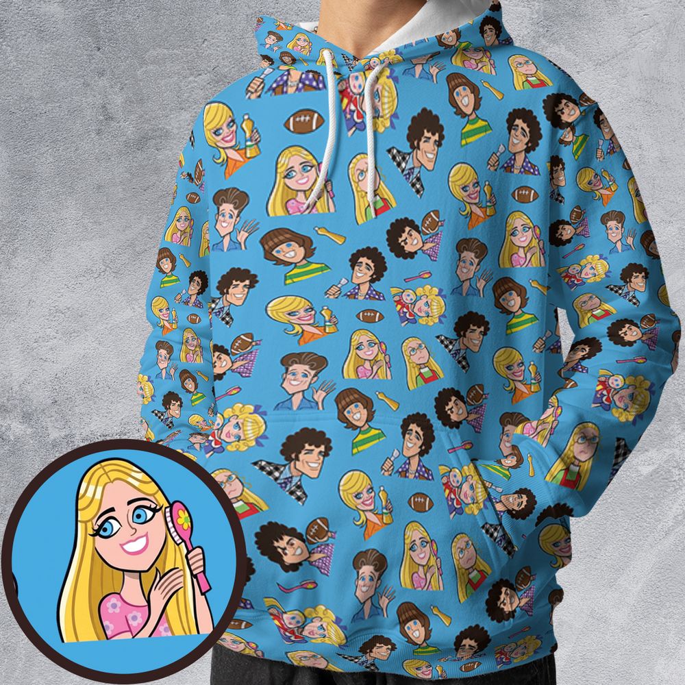 All-over Print Hoodie - SZMWKE5S -  - 1
