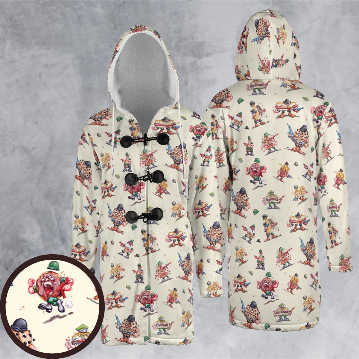 Hooded Cloak Coat - 5QUNPRP8