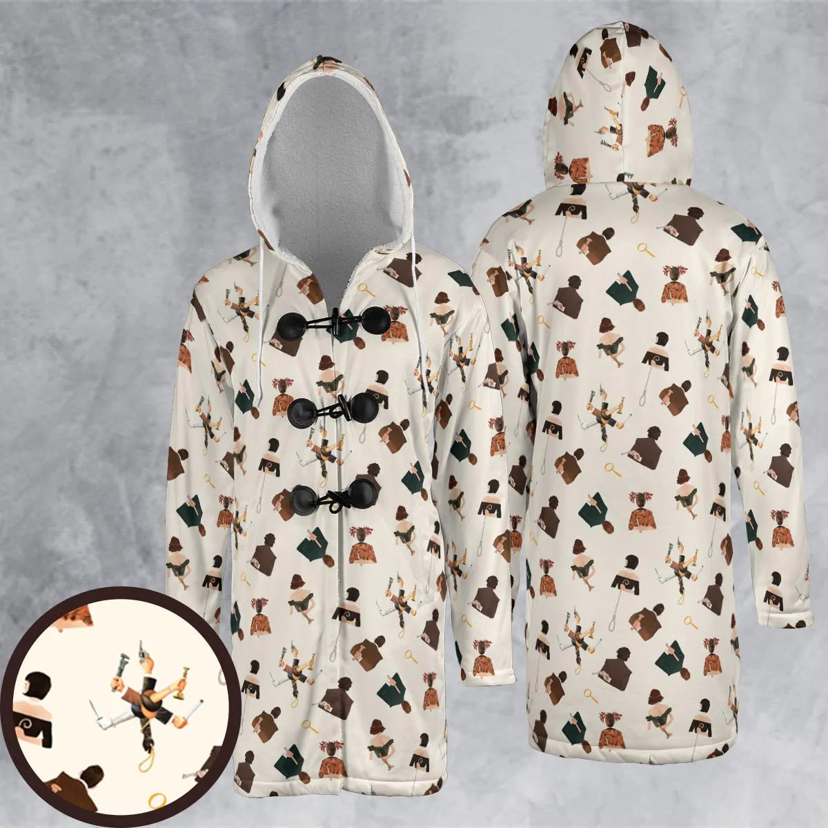Hooded Cloak Coat - JLEQLJZ8