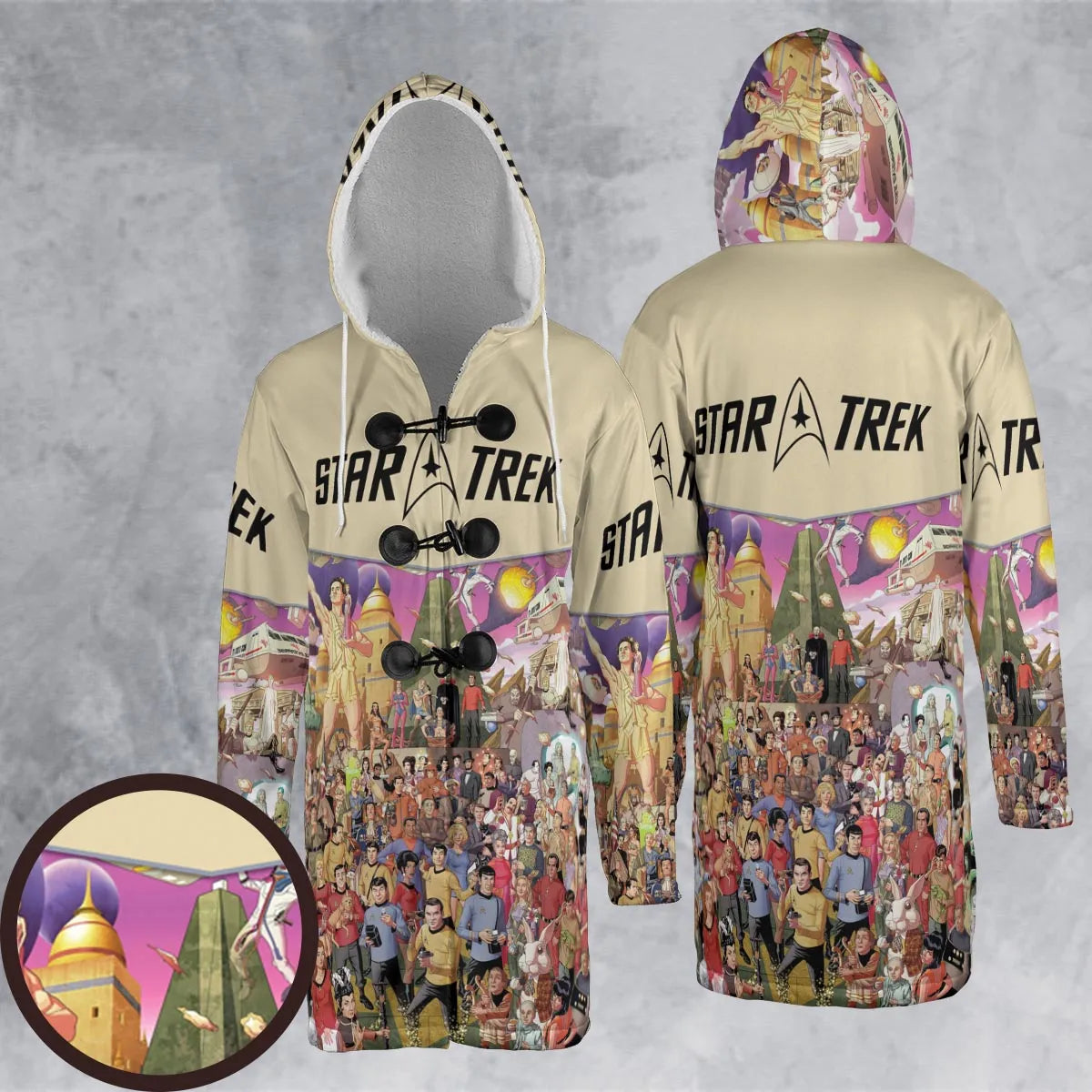 Hooded Cloak Coat - WE5Y8TUA