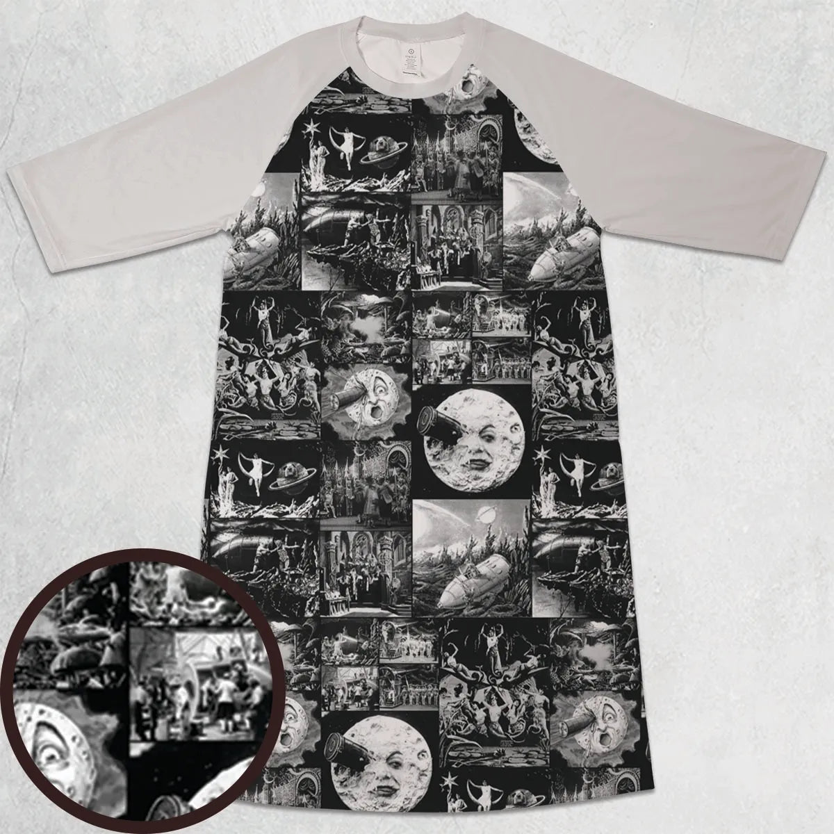 3/4 Sleeve Raglan Dress - DLHVMQSC