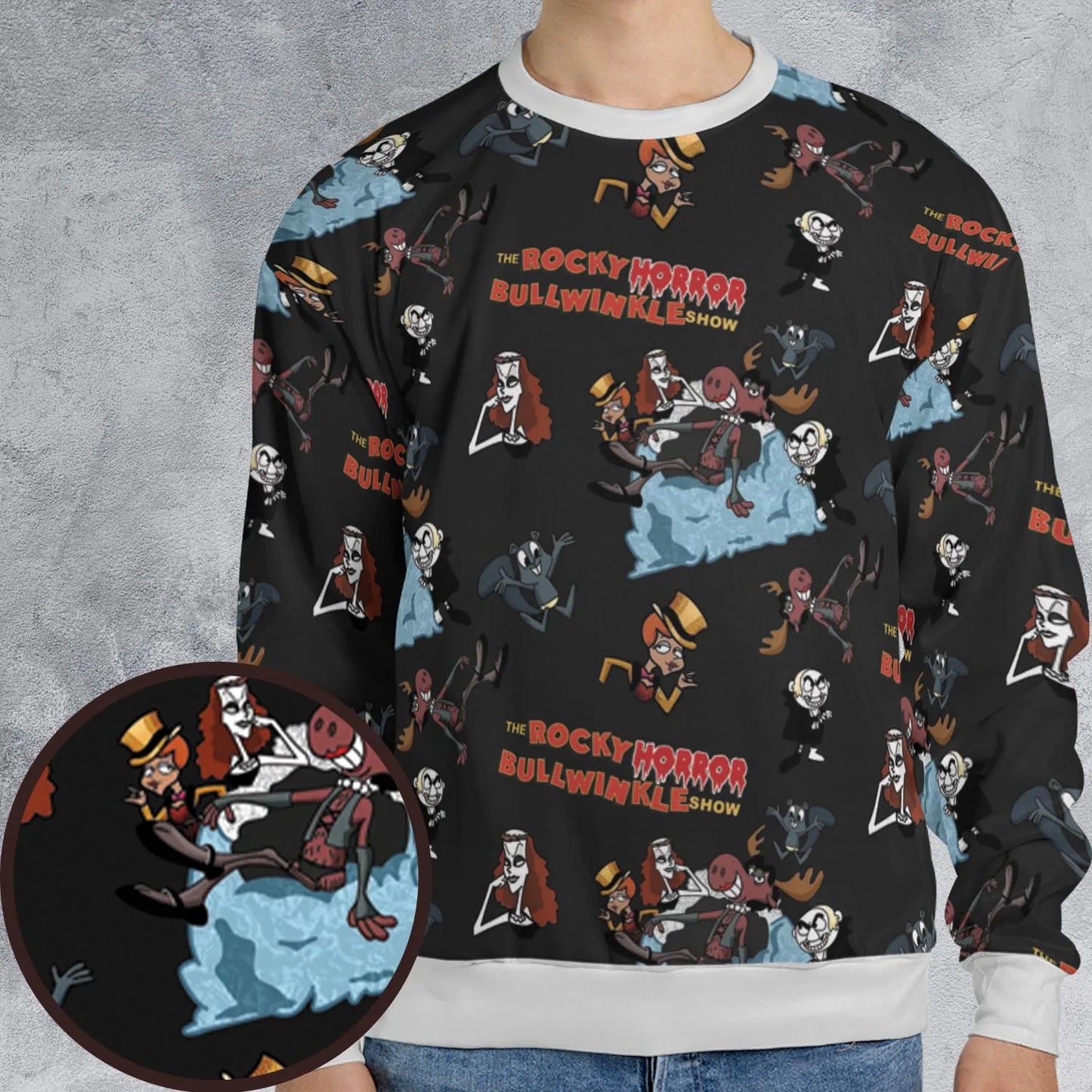 All-over Print Sweatshirt - 6NL8RKZD