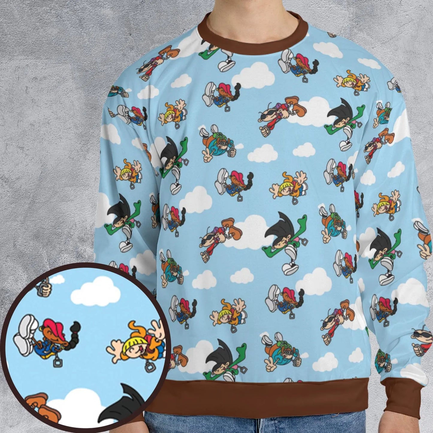 All-over Print Sweatshirt - NVBJLWSA