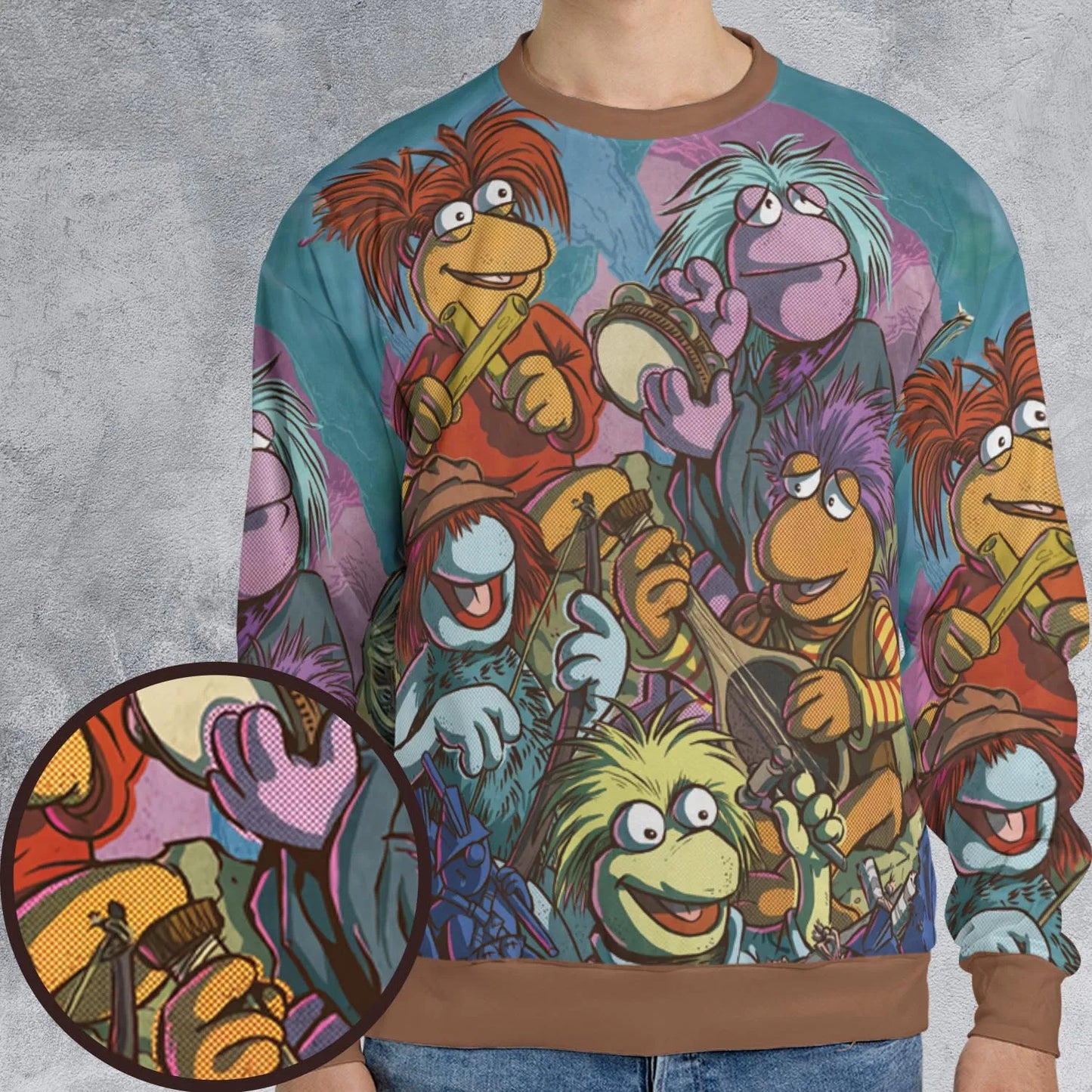 All-over Print Sweatshirt - 5268C6MJ