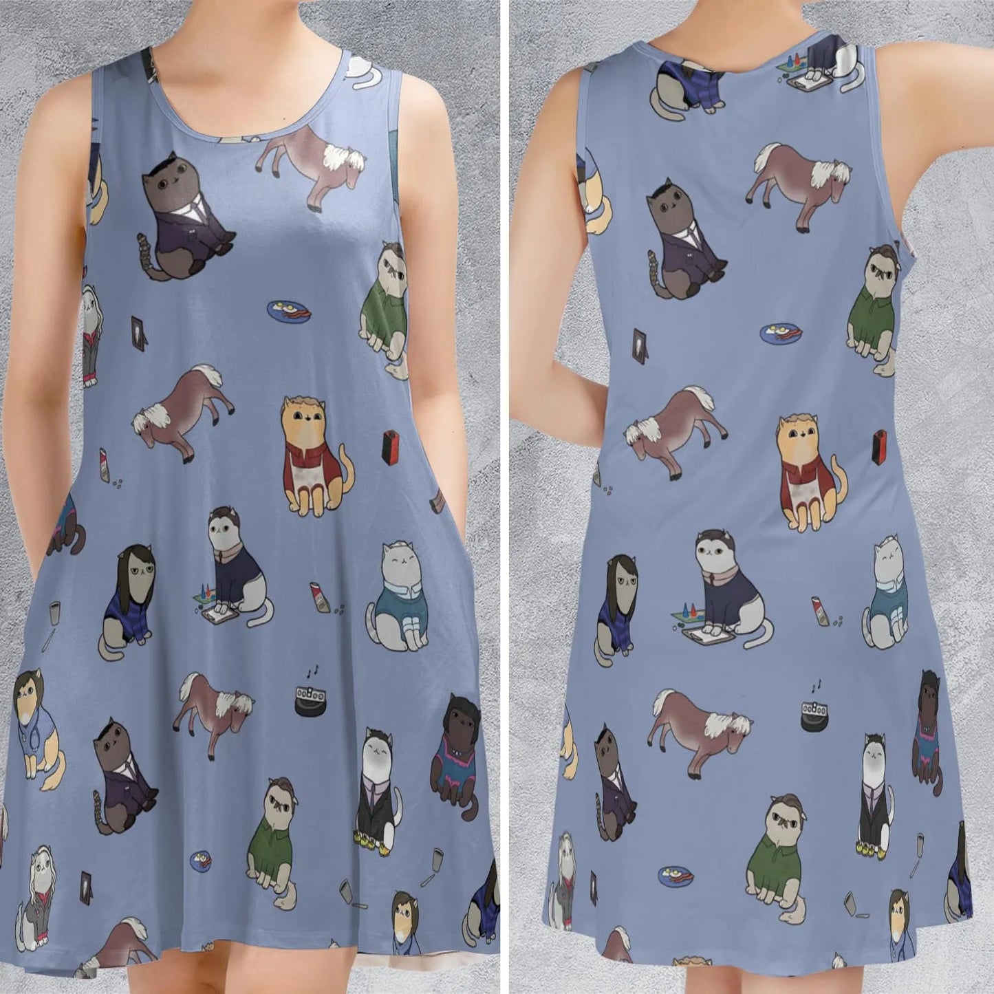 Sleeveless Dress - XWRZTQ2A