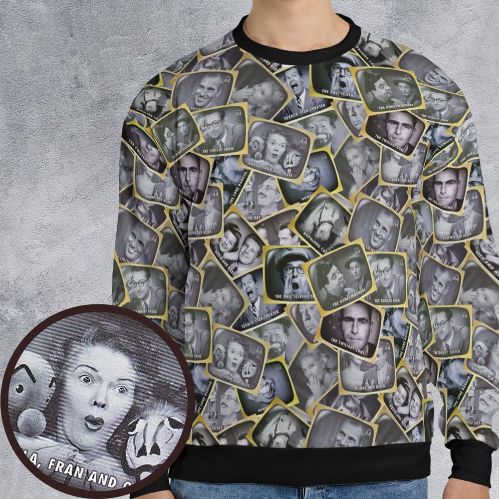 All-over Print Sweatshirt - DKRHY8ZT -  - 1